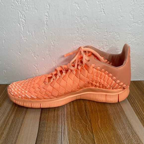 Nike Free Inneva Woven Tech Shoes Men’s Size 8 705797-888 Peach Sunset Glow - Picture 4 of 10